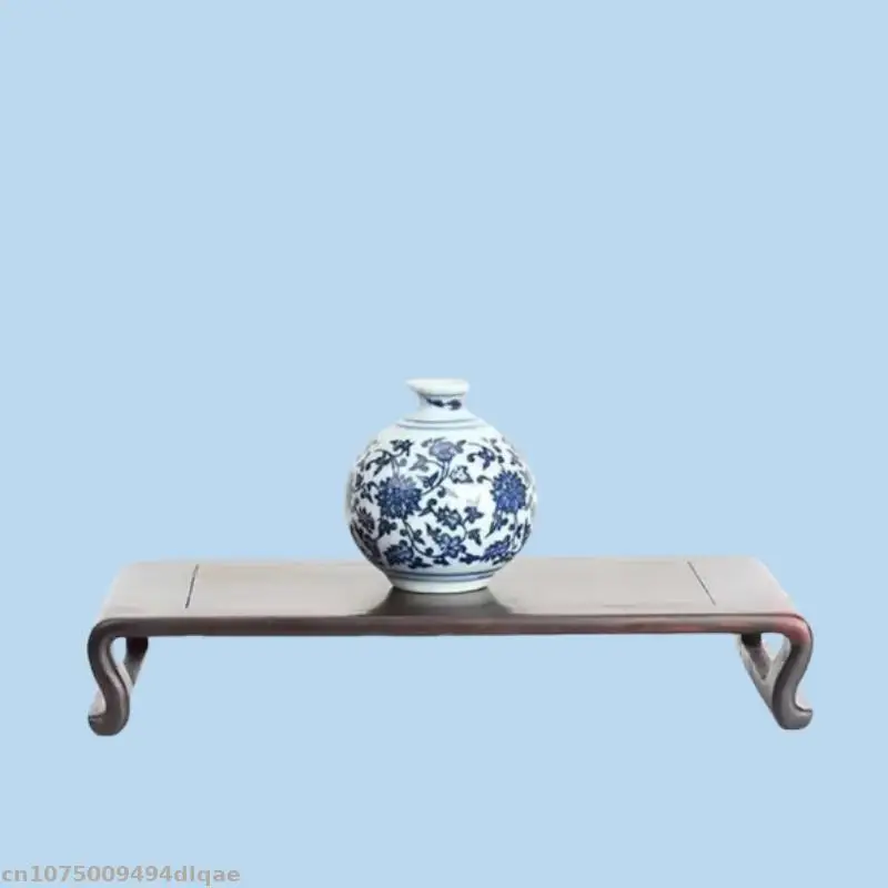 Natural Wooden Carving Display Stand Incense Burner Display Stand Mini Sculpture Standincense Burner Vase Plant