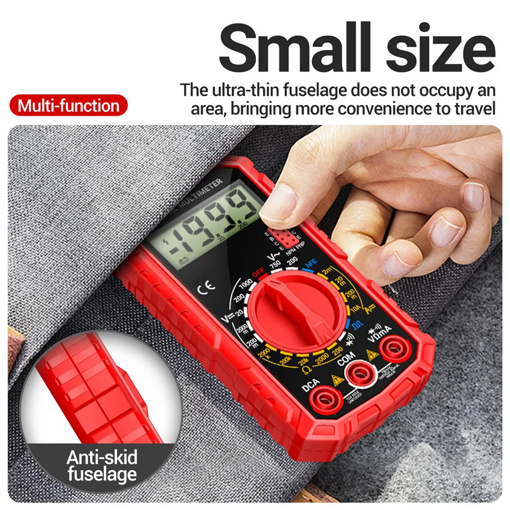 SZ308 Digital Multimeter AC/DC Votage Current Resistance Electrician Inspection and Maintenance Multifunctional Universal Meter 6