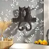 Cast Iron Hooks Vintage Rustic Cute Cat Rack With Hook Rustic Hanger Indoor Outdoor Home Garden Country Farmhouse Garage 4
