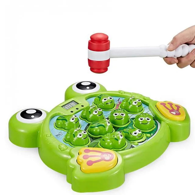 Christmas Interactive Whack A Frogs Game, Learning, Active, Early Developmental Toy Toys Children Doll Toys For Kid Girl Boy 1