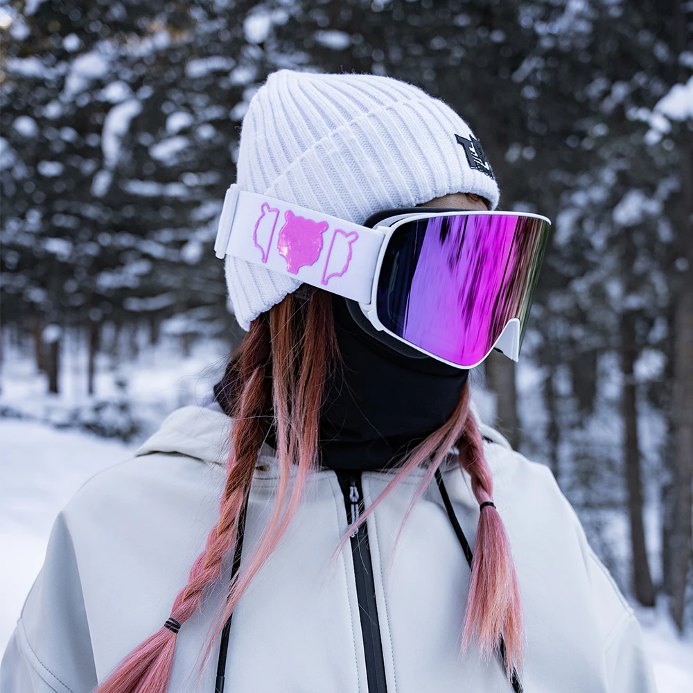 TERRO SPECTRUM ski goggles magnetic double-layer anti-fog with night light-enhancing lenses 8 magnets to stabilize the lenses 2