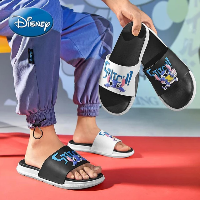 Disney Stitch Chaussons, Chaussons Doux, Pantoufles avec Semelle