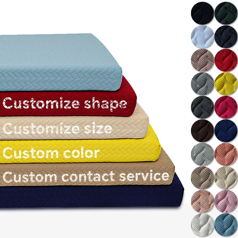 Blinhdome Bench Cushion Non-Slip High Density Chair Cushion Swing Balcony Sofa Seats Pad Washable Cushion For Decor Sofa seat cushions