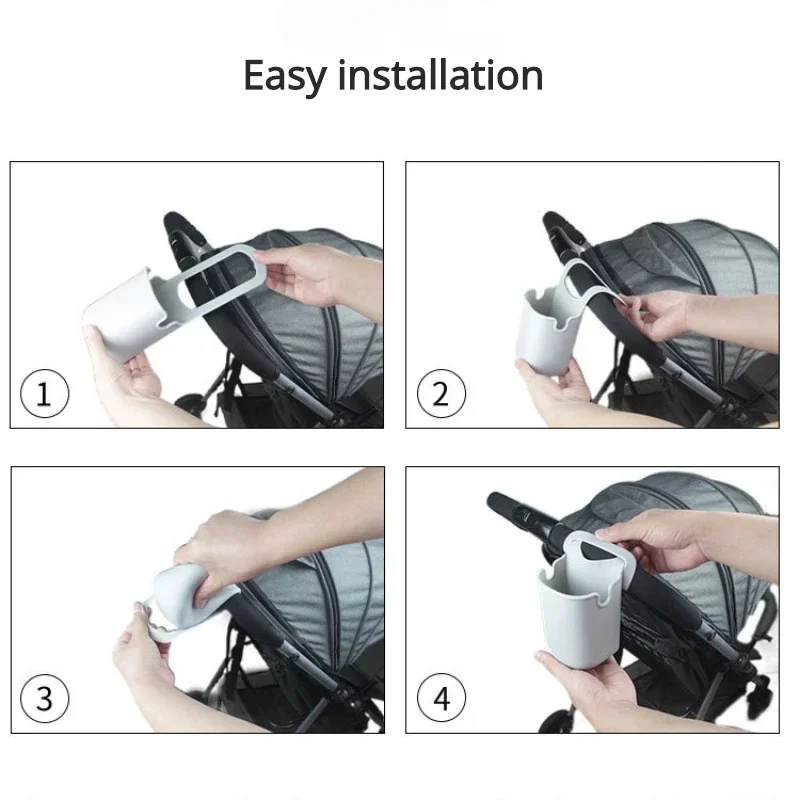 Pram Cup Holders Outdoor Portable Pushchair Bicycle Cup Holder Cups Holder Baby Stroller Silicone Storage Bag
