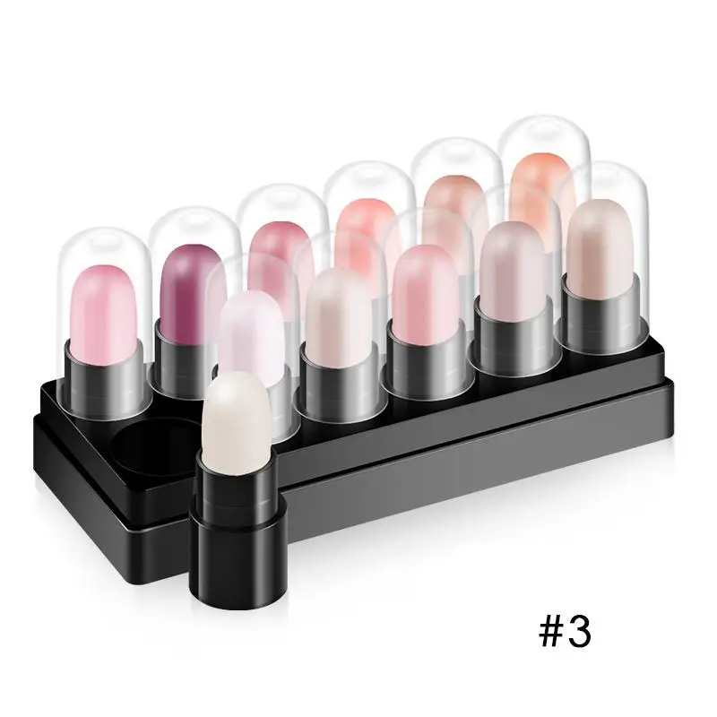 12pcs/set Eyeshadow Stick Glitter Waterproof Lasting Pearlescent Eyeshadow Pencil Highlighter Stick Pen Eyes Makeup Beauty Tools