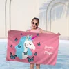 Unicorn Cartoon Microfiber Printed Beach Towel Mountain Climbing Yoga Beach Swimming Running Absorbent Soft Towel 1