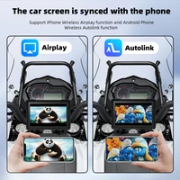 EKIY 5 inch Wireless CarPlay Moto Android Auto Portable Digital Motorcycle Dashboard GPS Motorcycle Navigation Display Screen - Image 6