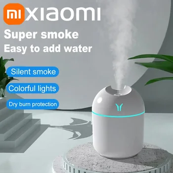 Xiaomi Umidificatore portatile 250ML Diffusore di oli essenziali 2 modalità Spegnimento automatico con luce LED per casa Auto Mist Maker Vaporizzatore per il viso 1