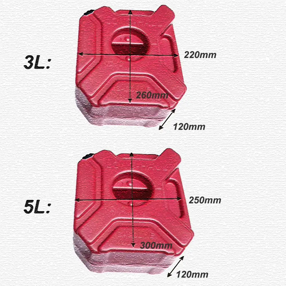 Fuel Tanks Plastic Petrol Cans Car Jerry Can Mount Motorcycle Jerrycan Gas Can Gasoline Oil Container for BMW 3/5L petrol can motorcycle fuel container
