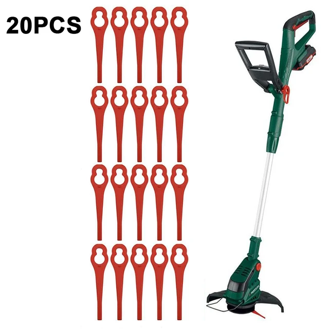 20pc Plastic For Parkside PRTA 20-LiA1 LIDL IAN 311046 Trimmer Cordless Grass Blade Cutter Lawn Trim - AliExpress