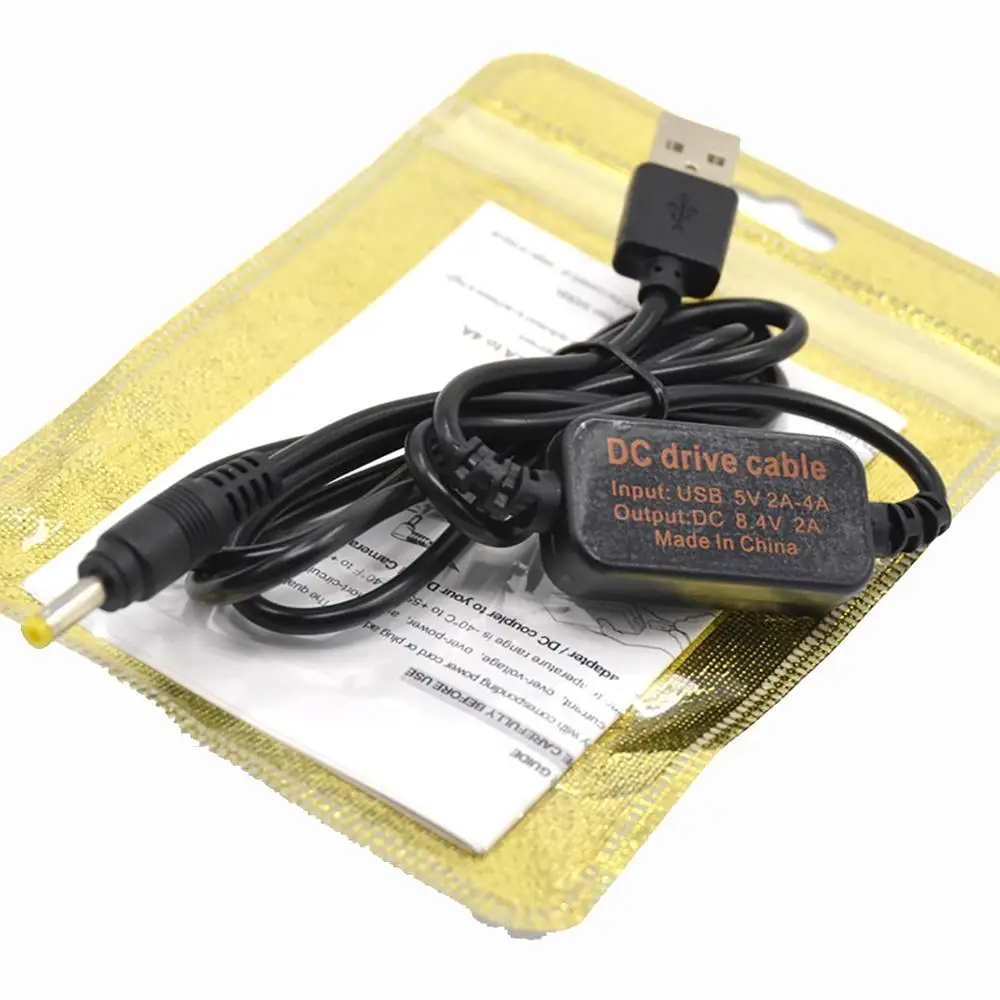 5V USB Power Cable For Camera EN-EL9 EN-EL14 EN-EL20 EN