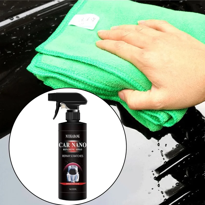 Pulverizador para la eliminación de arañazos en el coche, Spray Nano para  reparación, pulido, revestimiento de cerámica, lavado y mantenimiento,  50/100/120ml - AliExpress