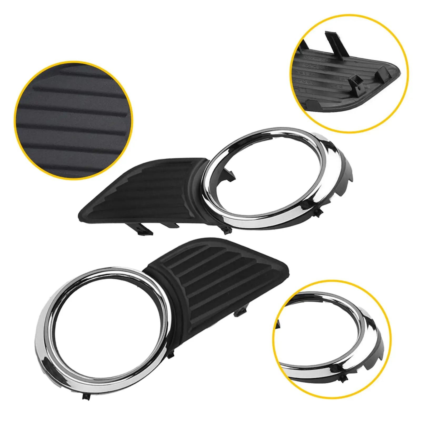 2pcs Front Fog Light Frame Cover Trim for Toyota for sienna Auto Accessories