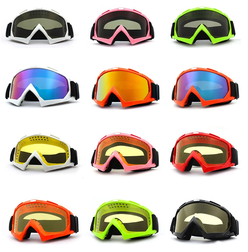 Skiing Goggles Anti-Fog Skiing Eyewear Winter Snowboard Cycling Motorcycle Windproof Sunglasses Men Women Outdoor Sports Goggles 2