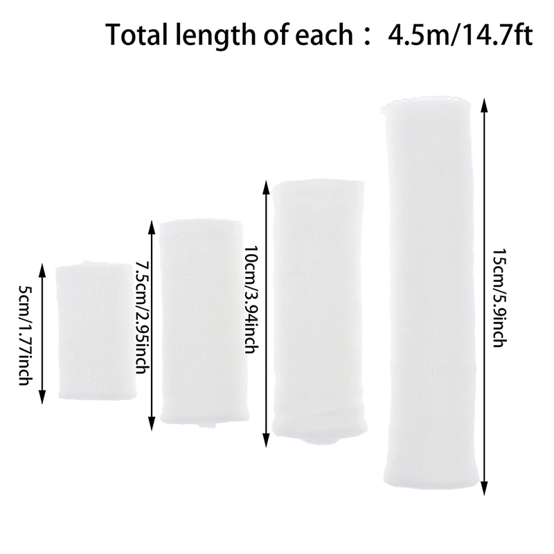 4.5m Emergency Supplies PBT Elastic Bandage Medical Food And Pet Bandage For Splint Fractures First Aid Non-woven Bandage – Detail 20