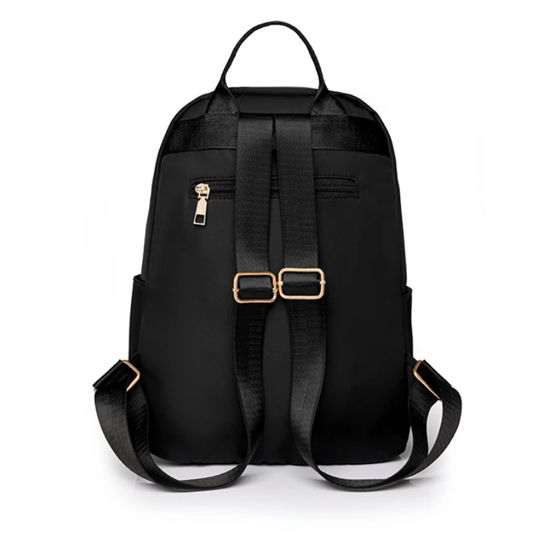 Women's Backpack Solid Color Large Capacity Travel Bag Student Schoolbag Fashion High Appearance Level Backpack Wholesale