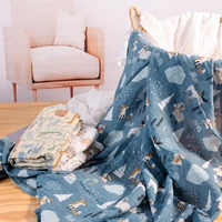 Elinfant 3 Pcs/Set Muslin Baby Swaddle Blanket 100% cotton 120*110cm 2 Layers Newborn Baby Bath Towel Wrap Baby Products