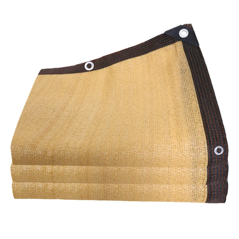 Customizable Beige Sun Shading Net Outdoor Gazebo Sun Shelter Balcony Safety Privacy Net Swimming Pool Awning Sun Shade Sail