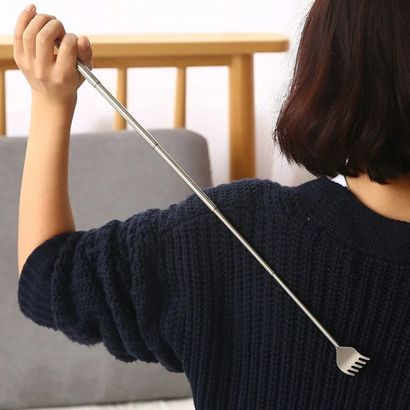 Portable Adjustable Extendable Telescopic Back Scraper Backbone Scratch Massage Itch Scratch Massage Tools