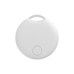 Universal Bluetooth GPS Tracker for Enhanced Item Location and Security (WHITE)