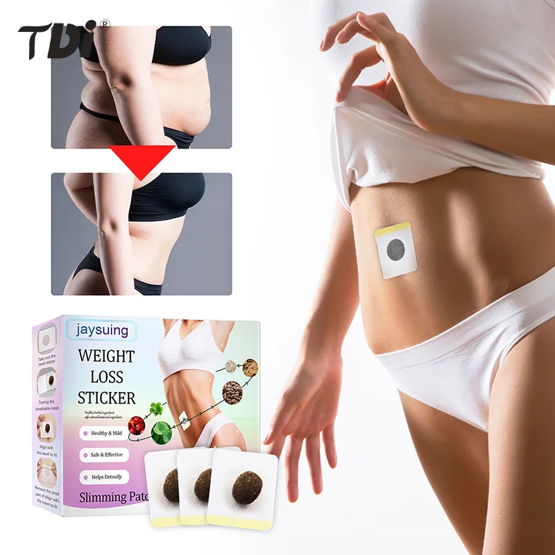 30pcs Patch Diet Slimming Slim Weight Loss Adhesive Detox Pads Burn Fat Women Men Perilla Belly Sticker |