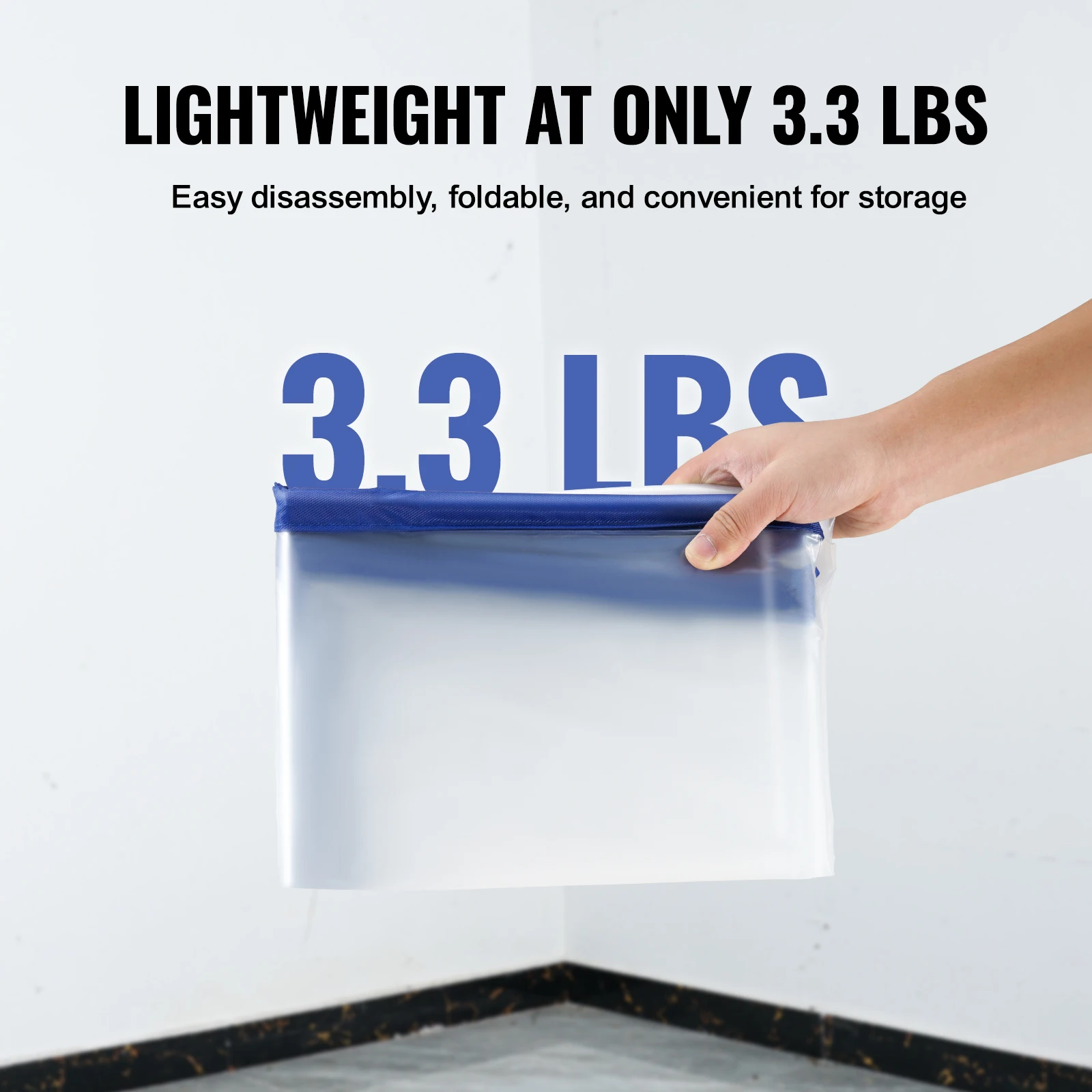 7.5 8.5 13.2ft Reusable Dust Barrier Dust Barrier Door Kit Magnetic Self-Closing Zipper PE Construction Door Cover