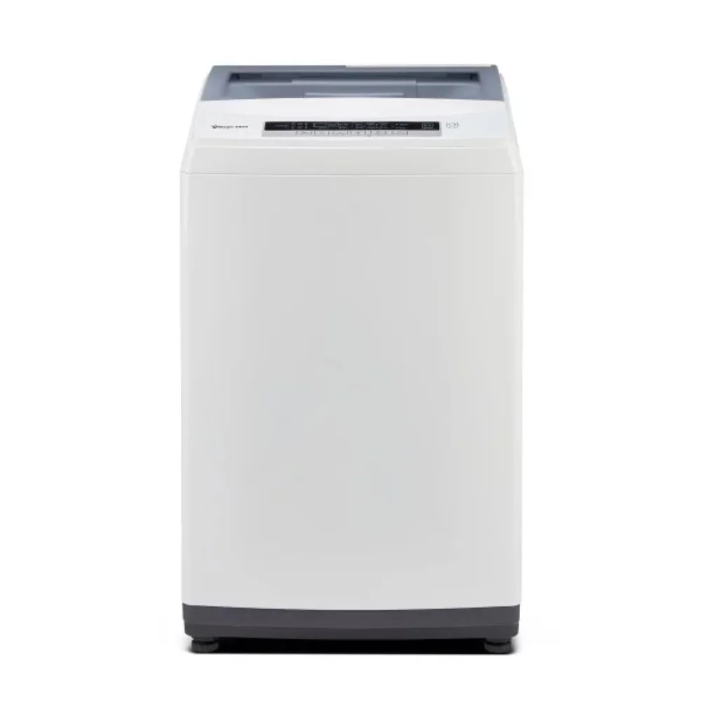 

2.0 Cu ft Top load Compact Washer, Electronic Controls with LED Display, Stainless Steel Inner Tube, Detergent Dispenser, White