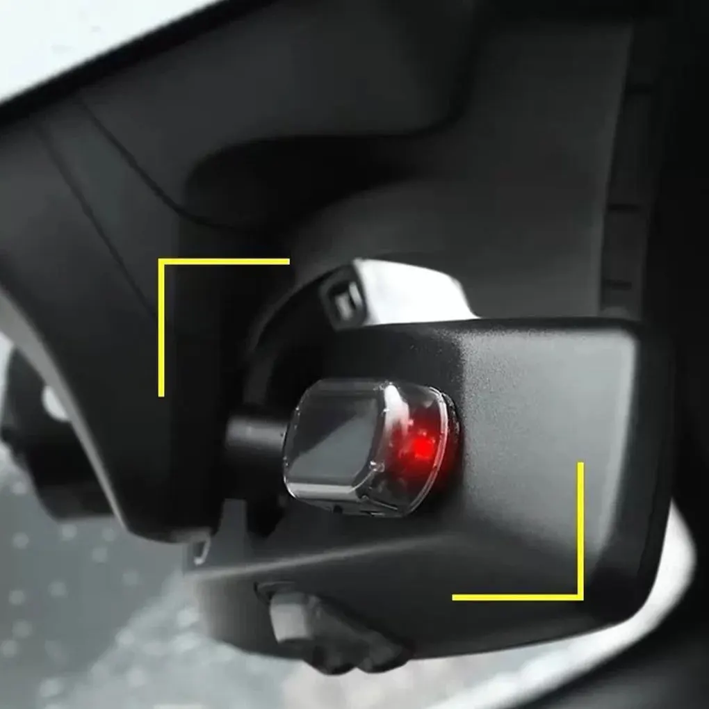 Compact And Lightweight Car Fake Security Light Deterrent For Vehicle Wireless Car Alarm LED Light