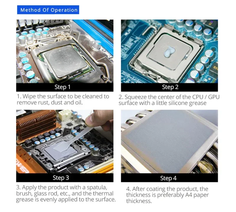 Thermal Paste Thermal Glue Heat dissipation silicone grease notebook desktop computer CPU graphics card chip heat dissipation paste heat conduction paste