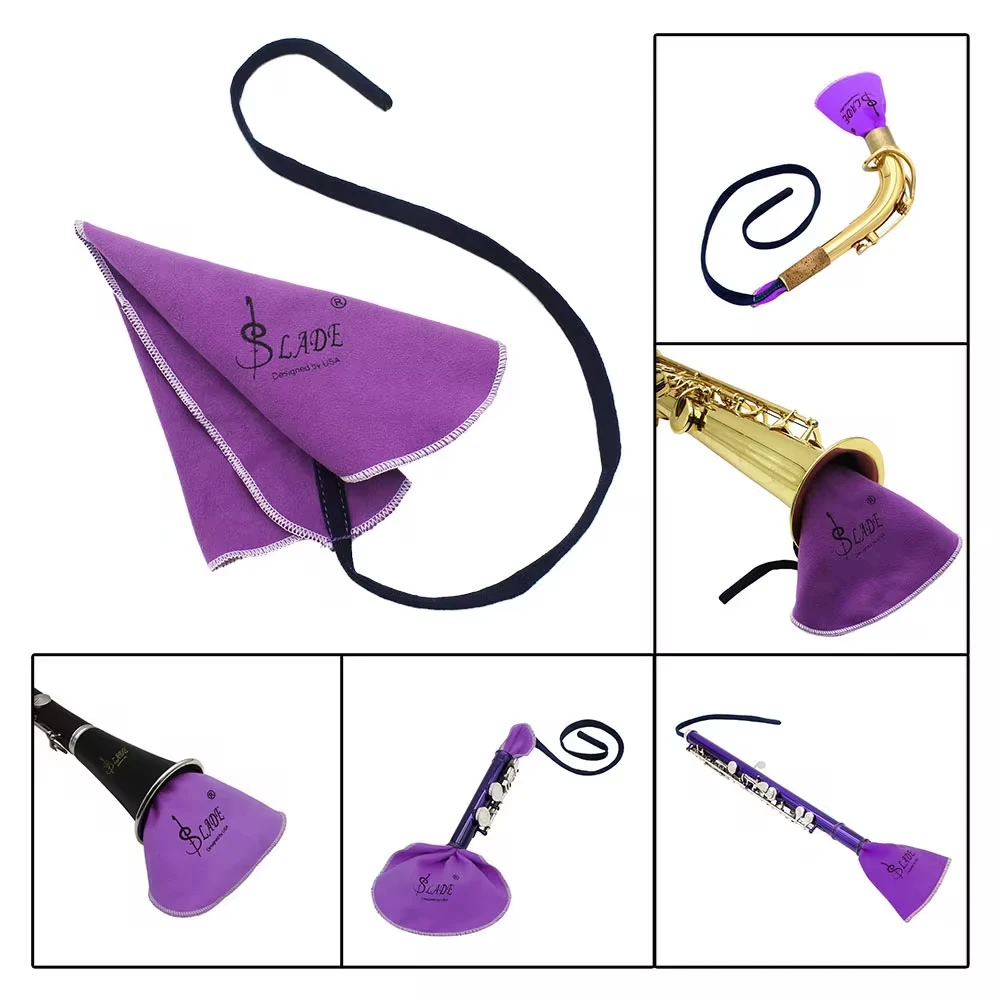 Saxophone Accessories Saxophone Cleaning Tools Saxophone Cleaning Cloth Saxophone Cleaning Cloth Woodwind Musical Instrument Accessories Piccolo Flute Clarinet Sax Wiping Cloth Inside Tube 5 Color