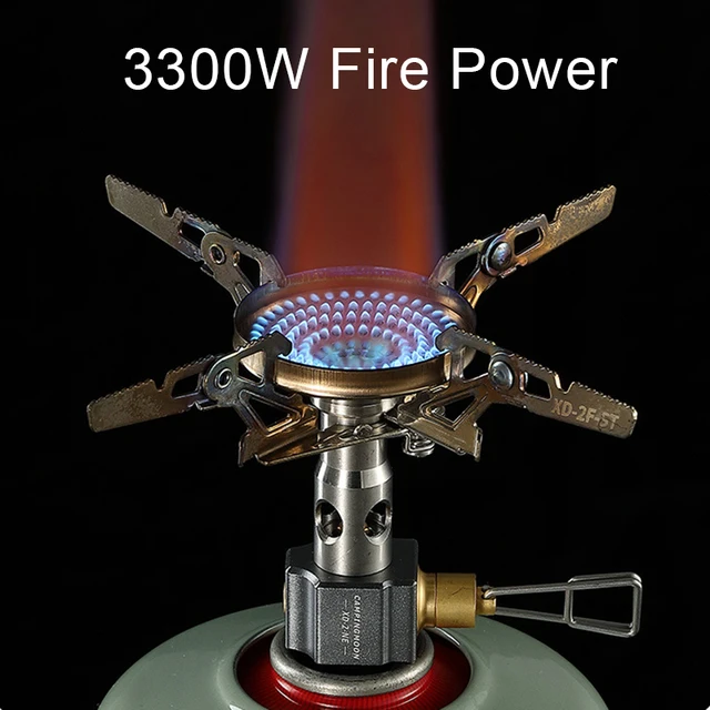 Dropship 3300W Portable Camping Stove Butane Canister Dual Fuel