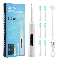 Advanced Sonic Electric Toothbrush with 6 Brush Heads - Deep Clean, Waterproof, and Rechargeable (With 6 brush)