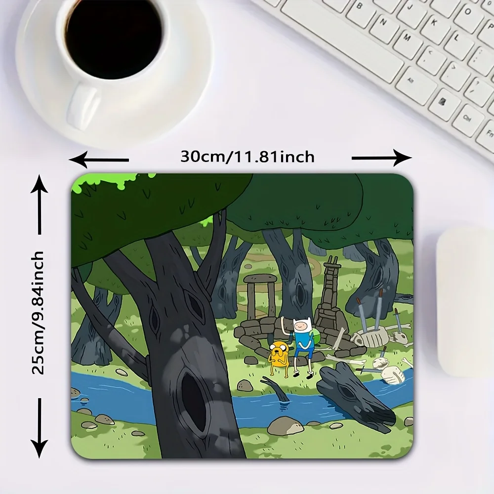 Adventure Time Themed Non-Slip Mouse Pad – Durable and Portable for Office, Study, and Gaming Use