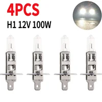 H1 12V Car Xenon Head Lamp Halogen Bulb Replacement 100W Halogen Fog Lamp Bulb Auto Accessories Car Lamp Light Bulb 4000-4500K 1