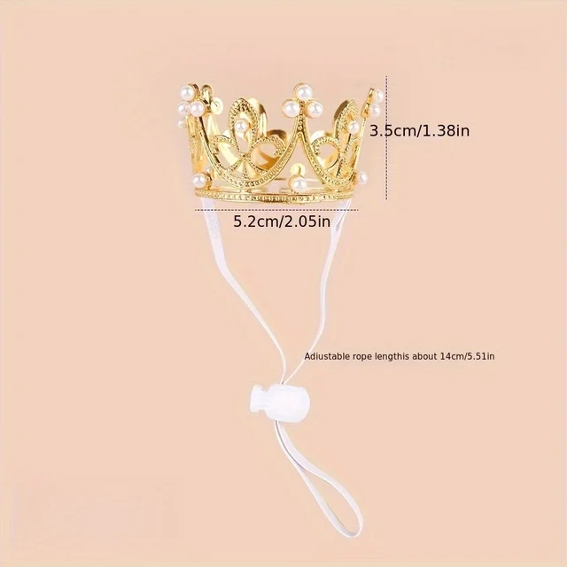 Pet Crown Hat Pet Party Birthday Decorations Pet Holiday Decorations Pet Supplies 6