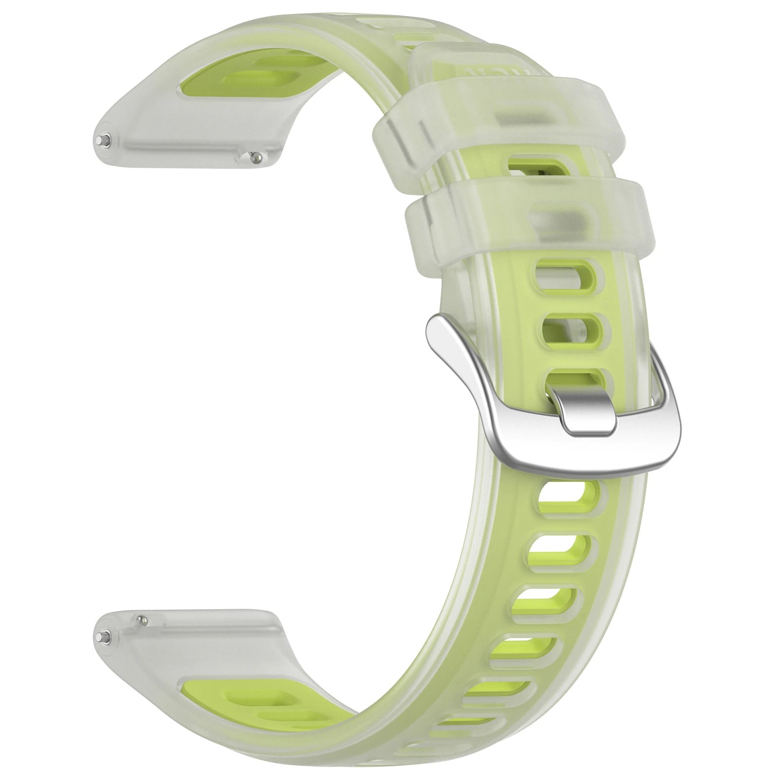 Enhanced Product Title:  
Transparent Jelly Color Silicone Watch Strap