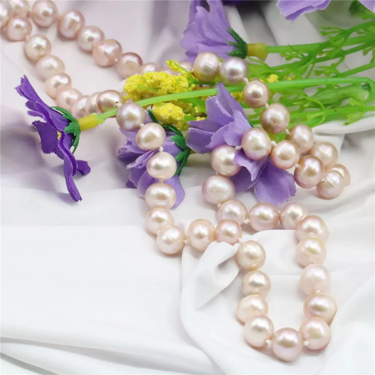 

Женское Ожерелье из натурального жемчуга, ожерелье из 100% натурального пресноводного жемчуга диаметром 7-8 мм, ожерелье с круглыми бусинами, аксессуары для женщин и девушек, дизайн для изготовления ювелирных изделий
