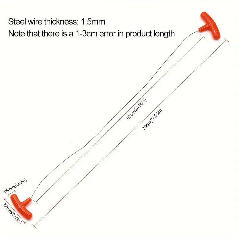 Stainless Steel Hand Pulled Wire Saw For Outdoor Camping