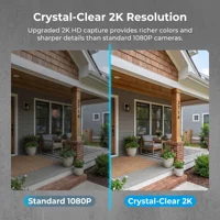 ANRAN 2K projecteur solaire Wifi caméra bidirectionnelle Audio caméra de Surveillance HD couleur Vision nocturne extérieure sans fil IP66 étanche 4