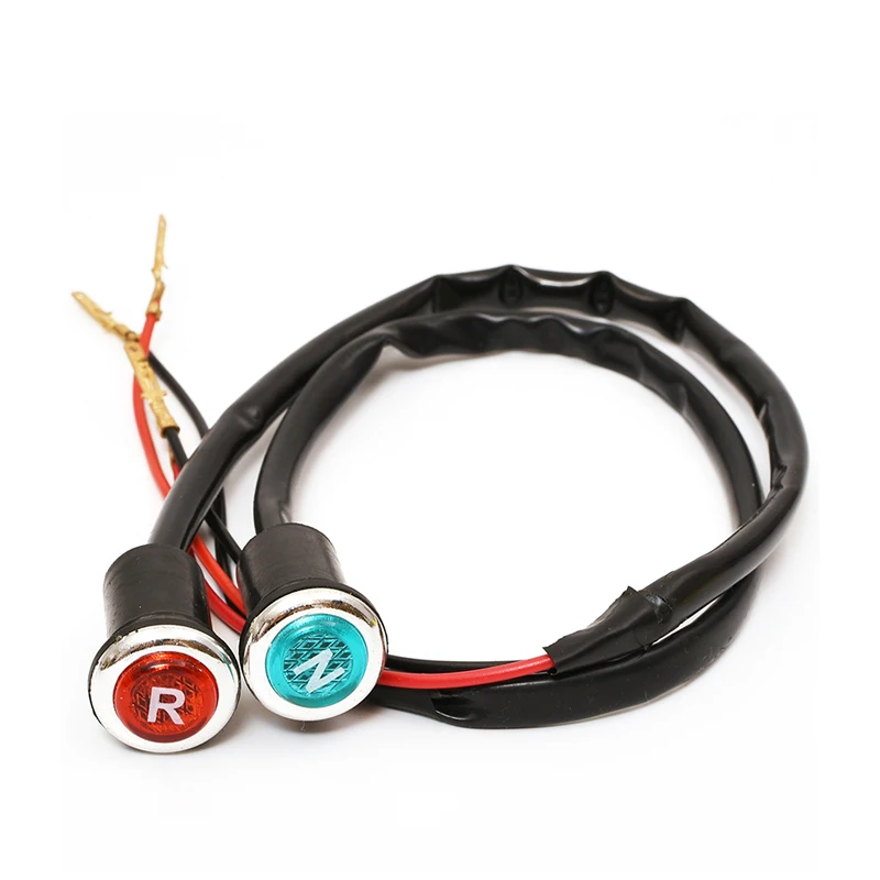 LING QI Diode R Reverse Gear Light N Neutral Gear Light 12V Indicator
