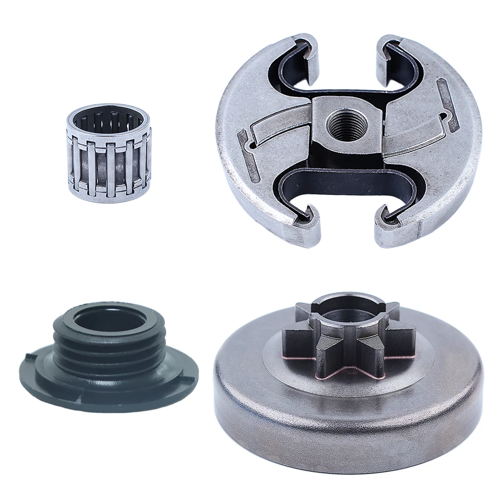 Hyceker Pignone e Frizione per Husqvarna 455 460 Rancher, 7-denti .325 Pignone con Frizione e L7T/BPMR7A Candela di Accensione Cuscinetto ad Ago, Tamburo frizione Parti Motosega