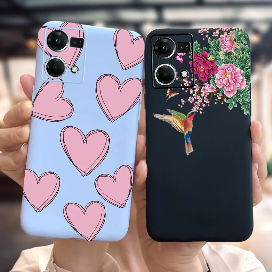 Cute Feather Soft Painted Phone Cover - Stylish Protective Bumper Case