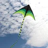 1.6m Large Delta Prairie Kite Flying Toys For Children Easy to Fly Kite Handle Line Outdoor Sports Plaid Professional Wind Kites 2