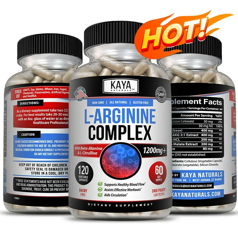 Men's Health Supplements - Endurance, Energy, Cardio, Performance Support, Blood Pressure Relief