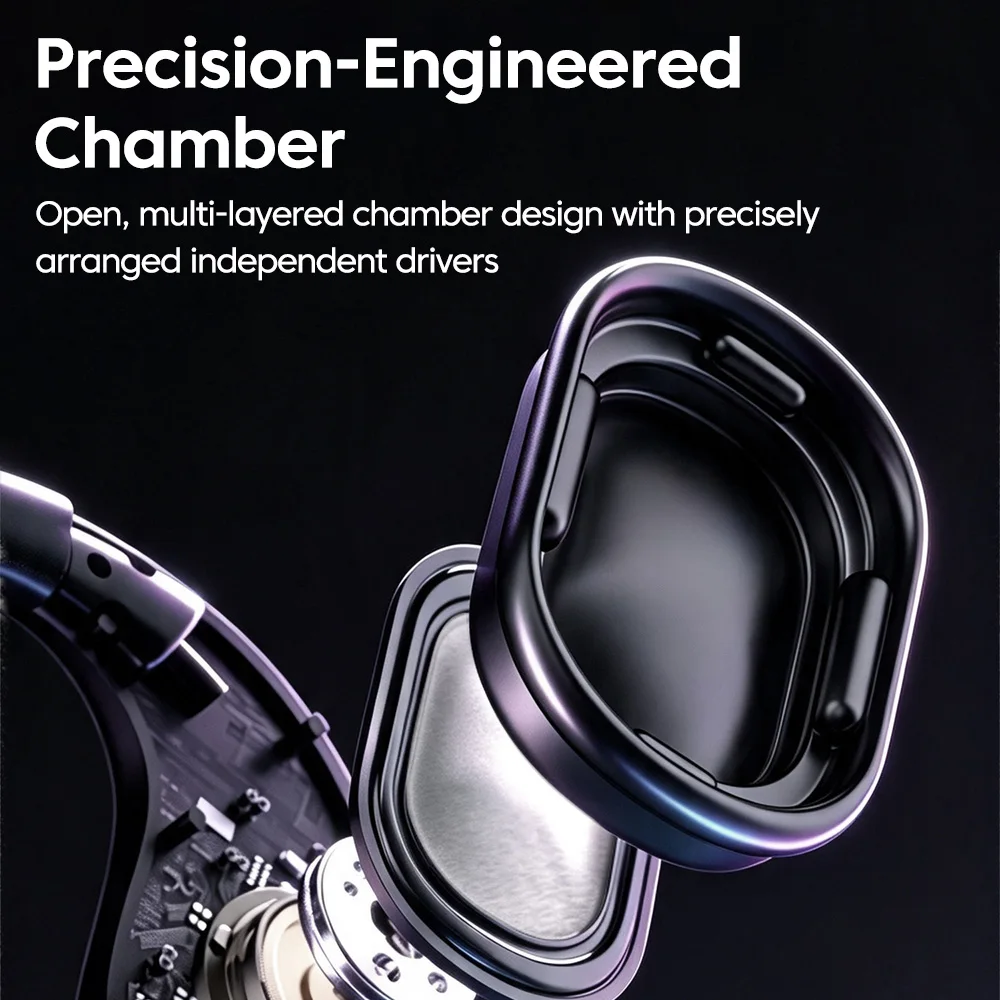 High-Quality Sound Type-C Wired Open Earphones with Deep Bass