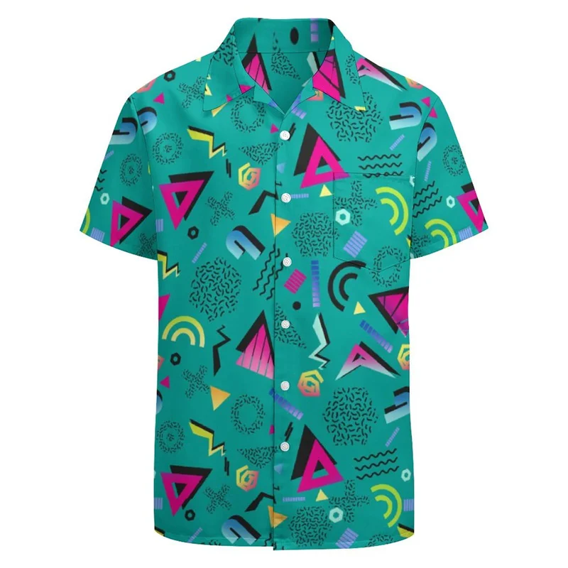thumbnail image 1 of Camisas casuales con estampado floral de tortuga para hombres, ropa, camisa hawaiana con estampado 3D, camisetas Y2k de manga corta, ropa kawaii, blusa con solapa, 1 of 5
