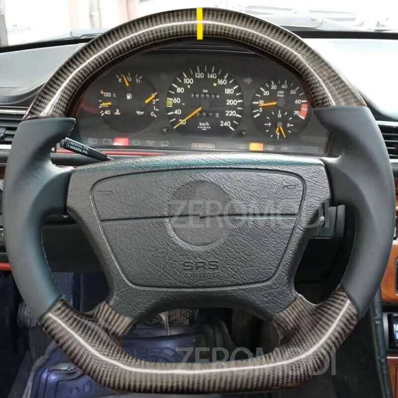 For Mercedes benz W124 W210 W208 W140 R129 Carbon Fiber Steering Wheel