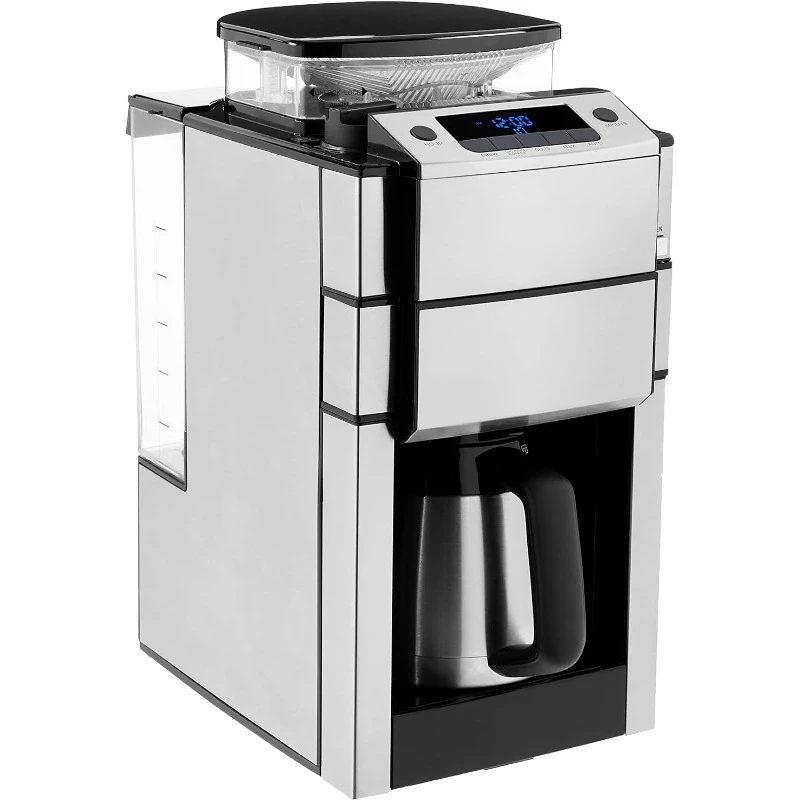 

488.05 Team Pro Plus Thermal Carafe Coffee Maker, One Size, Silver, 10 Cup