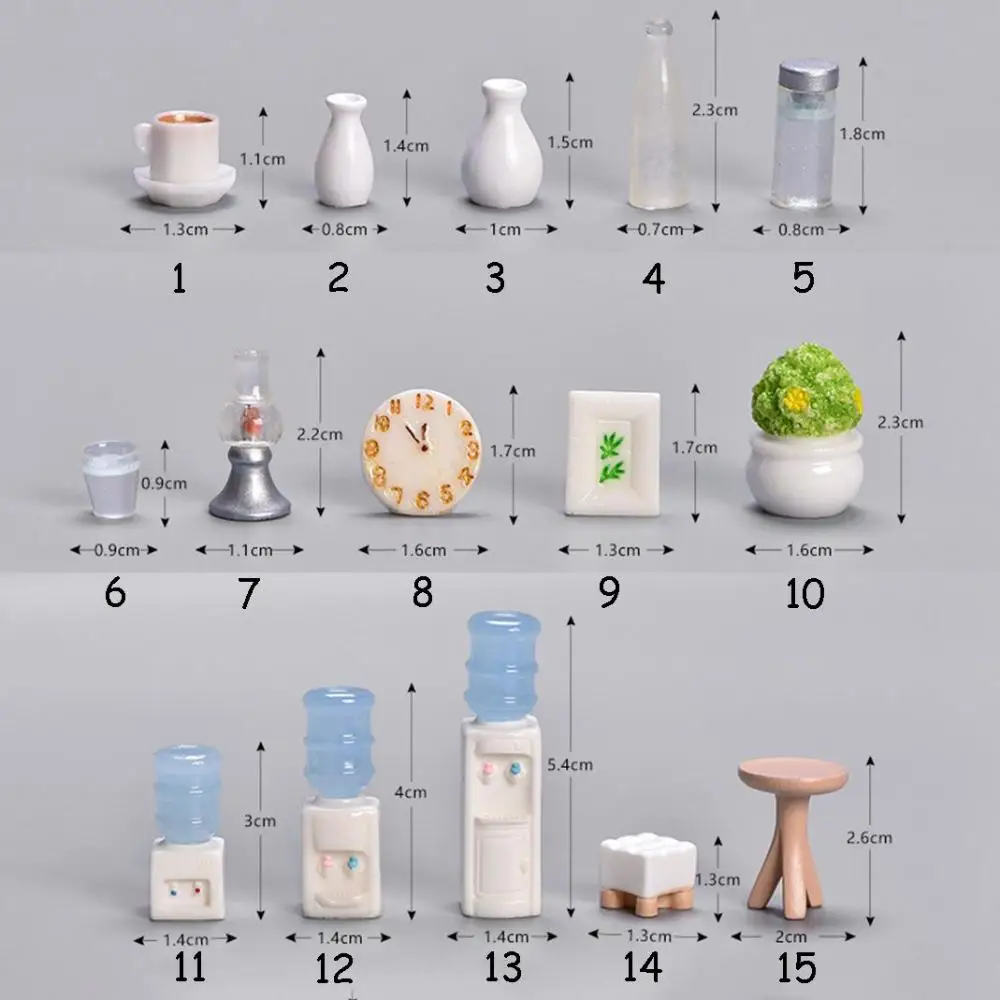 Bonsai Accessories Chair Dollhouse Ornament Kids Gift Sofa Miniatures Desktop Decor Simulation Bed Model Furniture Figurines