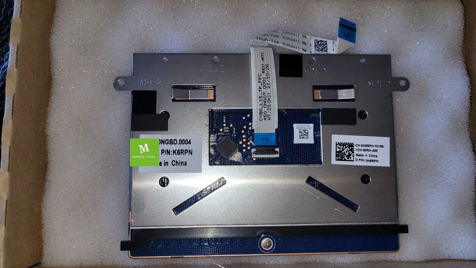 Genuíno para Dell Latitude 3520 Touchpad Trackpad K6rpn 0k6rpn - Imagem 2